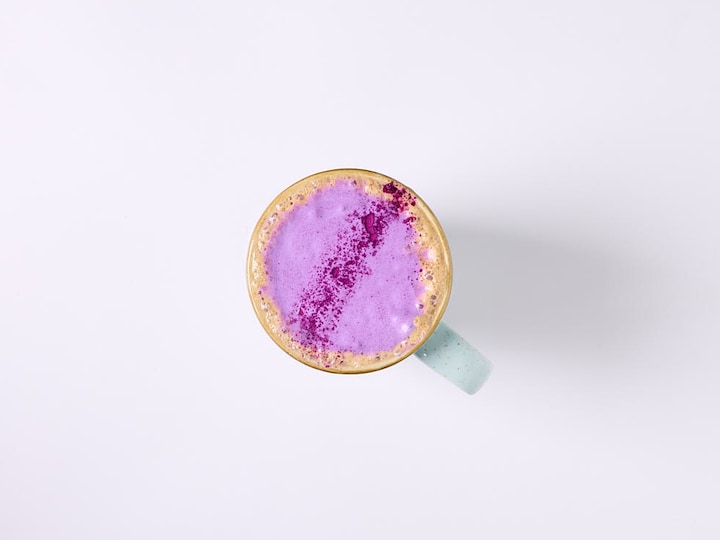 Ube Cold Foam Latte